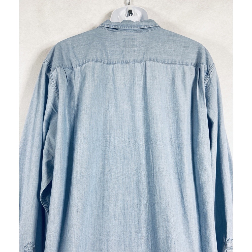 Levi's Men's Classic Shirt Men's XXL Blue The Sunset One Pocket Button Up New - Picture 5 of 13